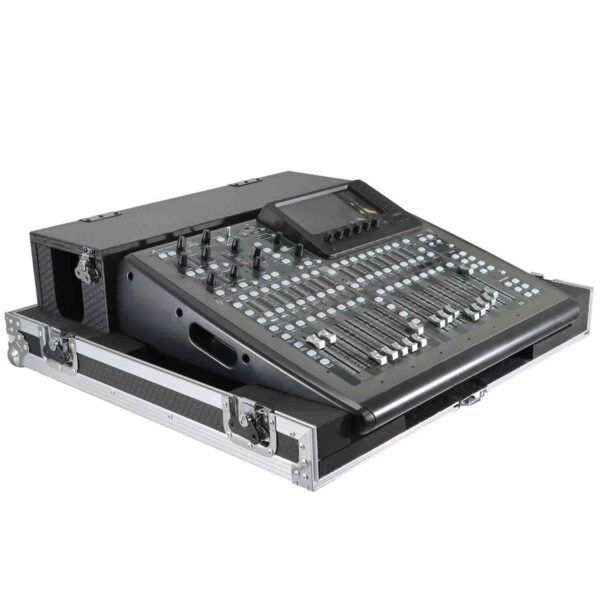 ProX XS-BX32CDHW DJ Flight Case for Behringer X32 Compact Mixer with Doghouse and Wheels