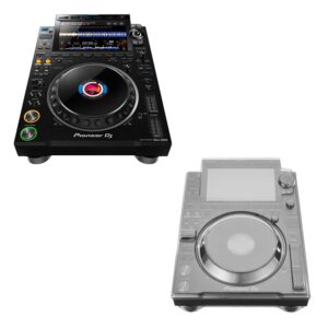 Pioneer DJ CDJ3000 Multi-Media Player DJ Package with  Cover