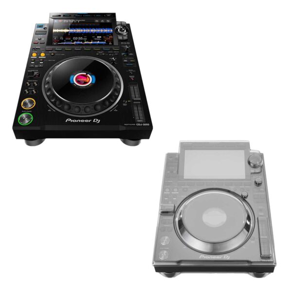 Pioneer DJ CDJ3000 Multi-Media Player DJ Package with  Cover
