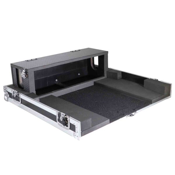 ProX XS-BX32CDHW DJ Flight Case for Behringer X32 Compact Mixer with Doghouse and Wheels - Image 6