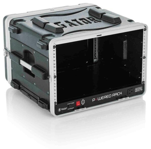 Gator Cases GRR-6PL-US Powered Rolling Molded 6U Rack Case - Image 3