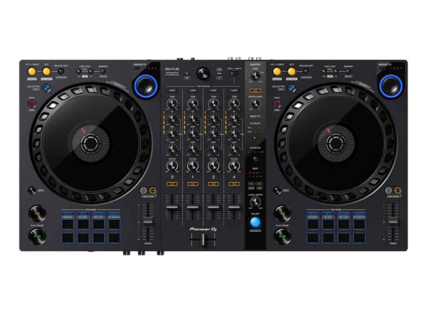 Pioneer DJ FLX6-GT 4-Channel DJ Controller Package with Headphones and Laptop Stand - Image 4