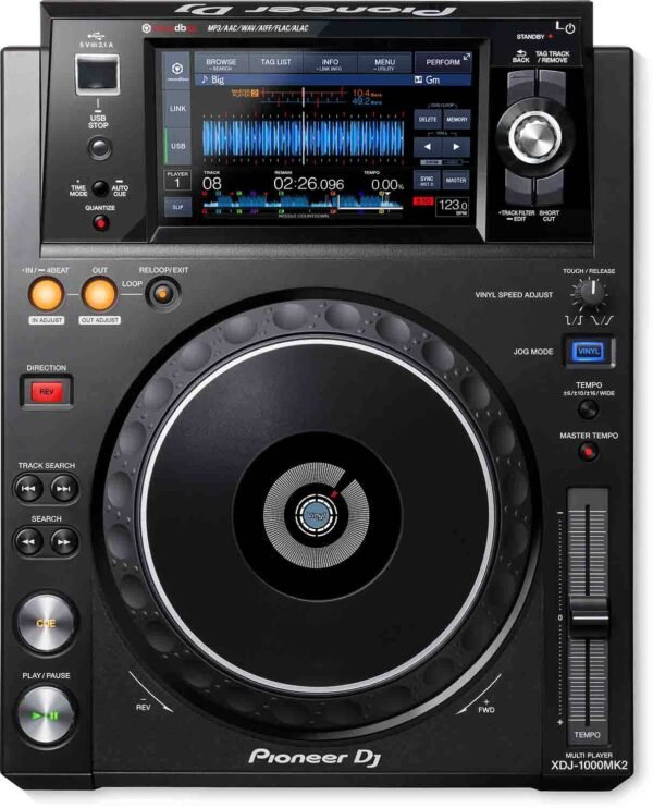 Pioneer DJ XDJ1000MK2 Digital DJ Media Player with WiFi Playback