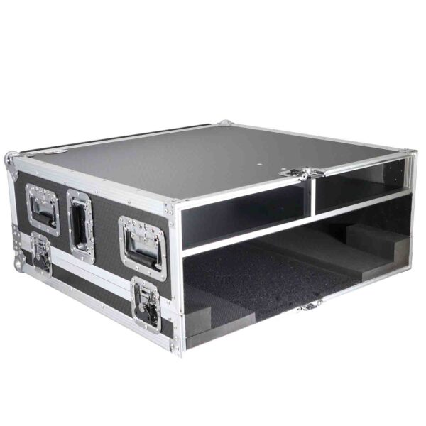 ProX XS-BX32CDHW DJ Flight Case for Behringer X32 Compact Mixer with Doghouse and Wheels - Image 11