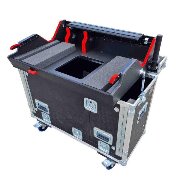 ProX XZF-GMA3 LIGHT Flip-Ready Retracting Case for grandMA3 Light Console by ZCASE