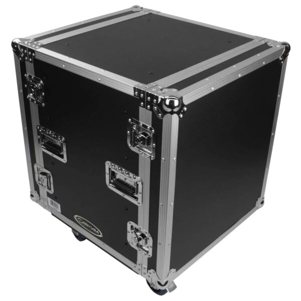 Odyssey FZS12W, 12U Shock Mount Rack Flight Case With Wheels - Image 3