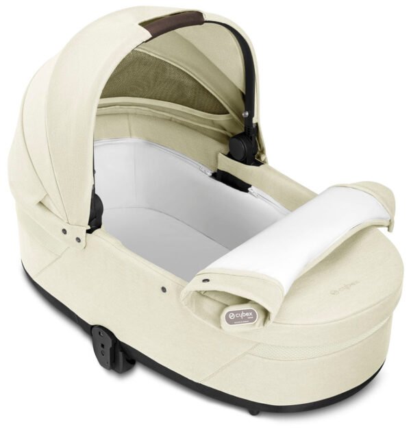 Cybex Balios S Lux 2 Stroller + Cot S Lux 2 Bundle - Taupe Frame / Seashell Beige - Image 6