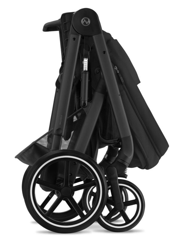 Cybex Balios S Lux Full Size Stroller + Cot S Bassinet Bundle (One Box) - All Black - Image 7