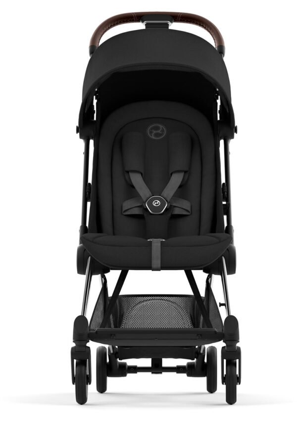 Cybex COYA Compact Stroller + Cloud G Lux SensorSafe Travel System Bundle - Rose Gold / Leaf Green / Moon Black - Image 4