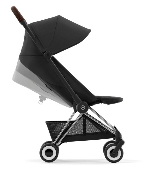 Cybex COYA Compact Stroller + Cloud G Lux SensorSafe Travel System Bundle - Matte Black / Mirage Grey / Moon Black - Image 5