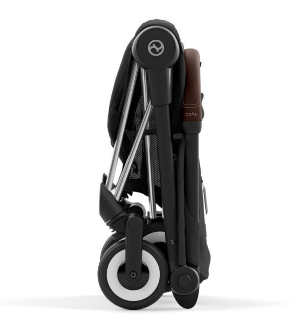 Cybex COYA Compact Stroller + Cloud G Lux SensorSafe Travel System Bundle - Matte Black / Mirage Grey / Moon Black - Image 7