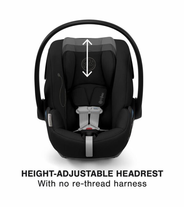 Cybex COYA Compact Stroller + Cloud G Lux SensorSafe Travel System Bundle - Matte Black / Mirage Grey / Moon Black - Image 2