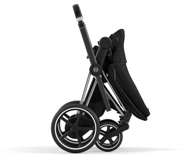 Cybex ePriam 2 Electronic Assist Stroller (One Box) - Chrome / Black / Deep Black - Image 7