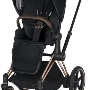 Cybex ePriam Electronic Assist Stroller - Rose Gold/Black