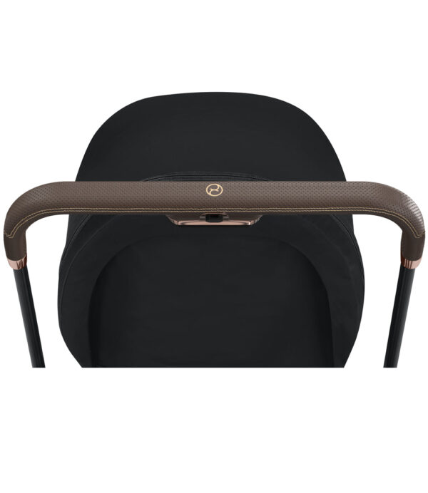 Cybex ePriam Electronic Assist Stroller - Rose Gold/Black - Image 3