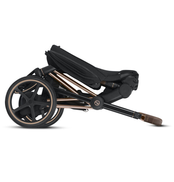 Cybex ePriam Electronic Assist Stroller - Rose Gold/Black - Image 5
