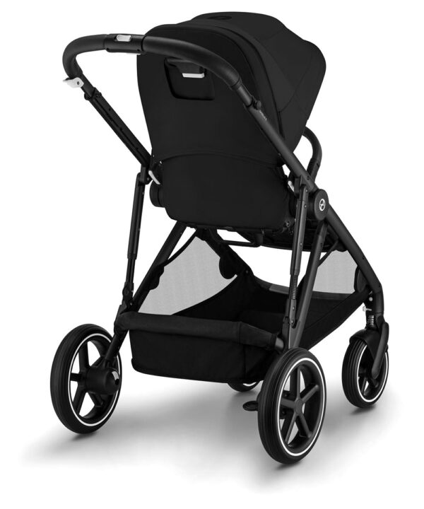 Cybex Gazelle S 2 Single-to-Double Stroller - Black Frame / Moon Black - Image 6
