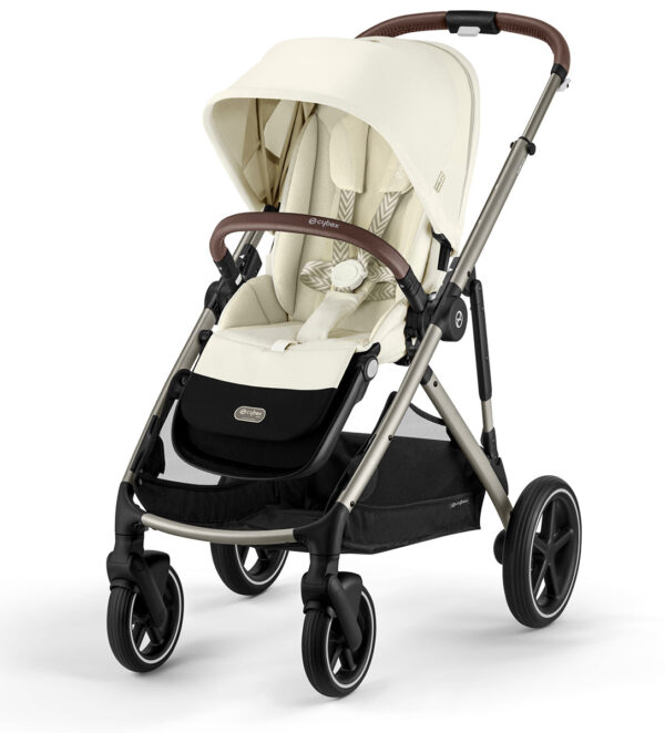 Cybex Gazelle S 2 Single-to-Double Stroller - Taupe Frame / Seashell Beige - Image 3
