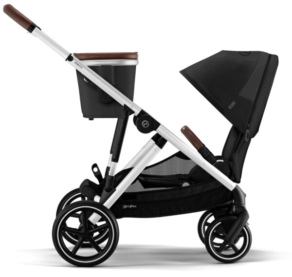 Cybex Gazelle S 2 Double Stroller Bundle - Taupe Frame / Seashell Beige - Image 3