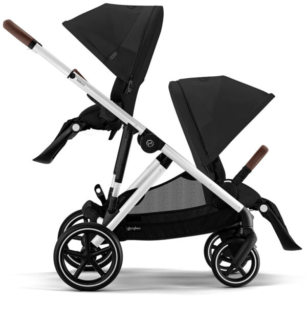 Cybex Gazelle S 2 Double Stroller Bundle - Taupe Frame / Seashell Beige - Image 4