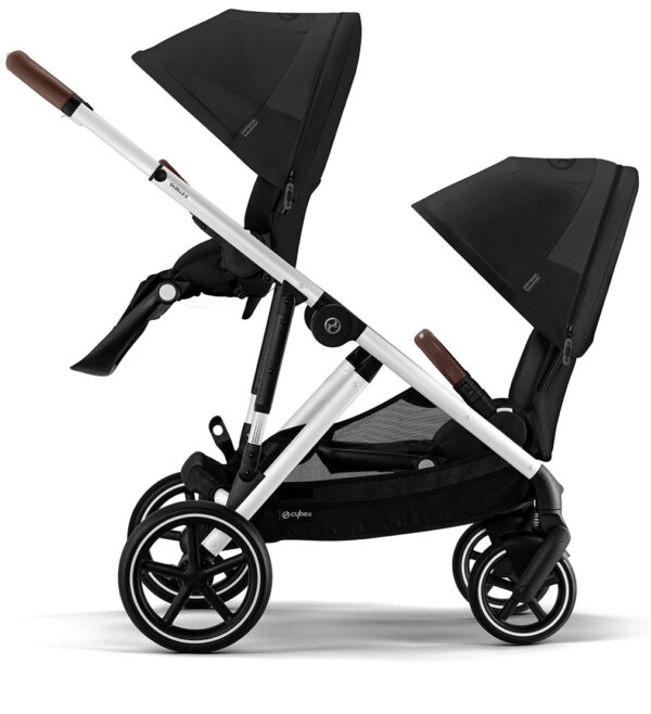 Cybex Gazelle S 2 Double Stroller Bundle - Taupe Frame / Seashell Beige - Image 5