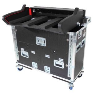 ProX XZF-AH-S5000-LMA Hydraulic Lift DJ Case For Allen and Heath DLive S5000 Console