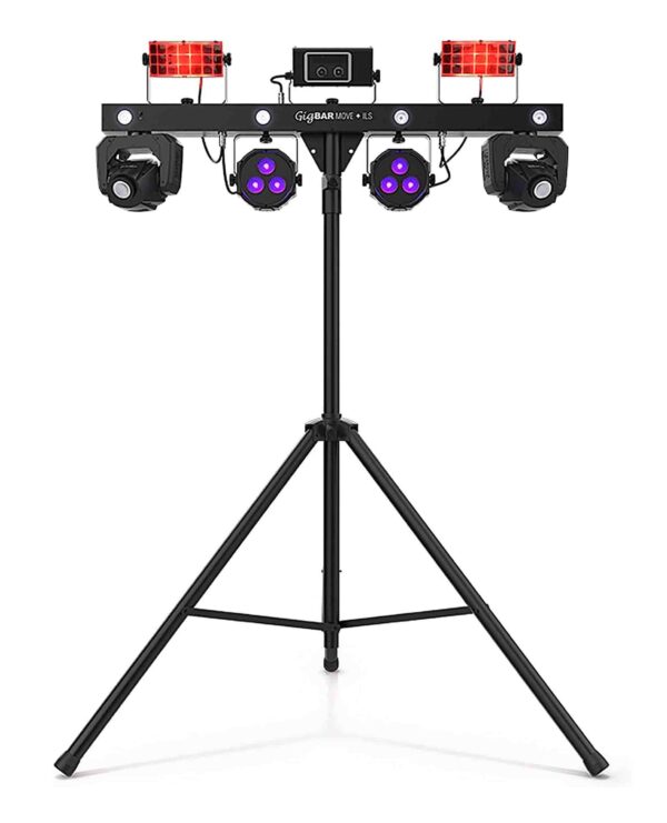 Chauvet ILS Effect DJ Package with DJ Lighting System, Tripod Stand, Fluid, DMX Cable, Haze Machine and ILS Command Lighting Controller - Image 2