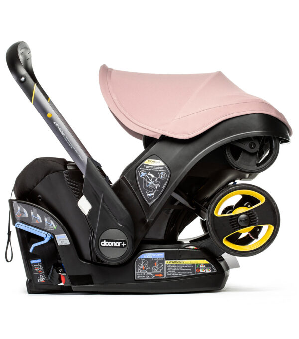 Doona+ Infant Car Seat & Stroller - Blush Pink - Image 4