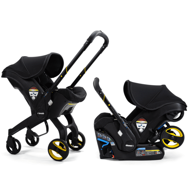 Doona+ Infant Car Seat & Stroller - Midnight - Image 2