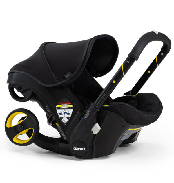 Doona+ Infant Car Seat & Stroller - Midnight - Image 4