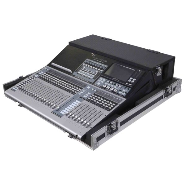 ProX XS-PRE32SX DHW ATA Digital Audio Mixer Flight Case for PreSonus StudioLive 32SX 24 24.4.2 AI Console with Doghouse and Caster Wheels