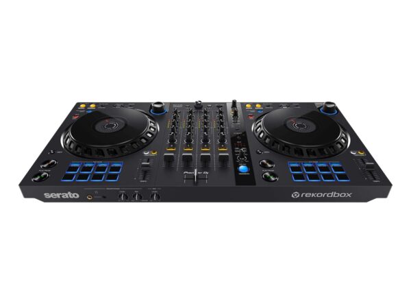Pioneer DJ FLX6-GT 4-Channel DJ Controller Package with Headphones and Laptop Stand - Image 3