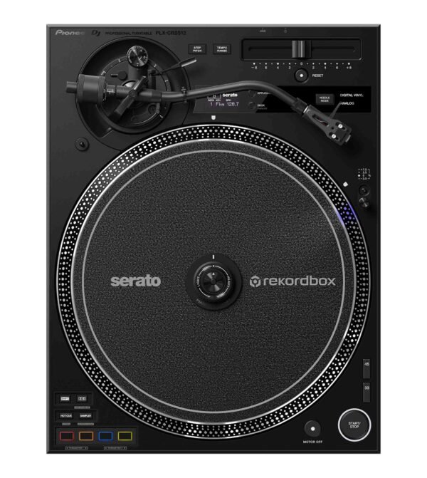 Pioneer DJ PLX-CRSS12 Hybrid Turntable Package with S5 DJ Mixer and Flight Coffin Case - Image 2