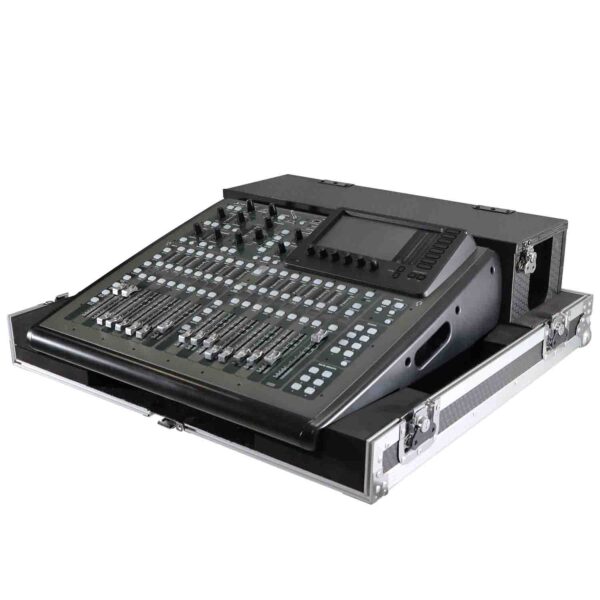 ProX XS-BX32CDHW DJ Flight Case for Behringer X32 Compact Mixer with Doghouse and Wheels - Image 2