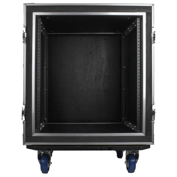 Odyssey FZS12W, 12U Shock Mount Rack Flight Case With Wheels - Image 4