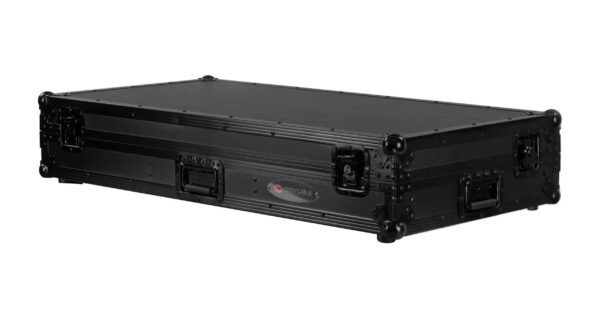 Odyssey FZGSP12CDJW2BL, Full Glide Platform Label DJ Coffin Flight Case for 12″ Format DJ Mixer and Two Large Format Media Players - Black - Image 5