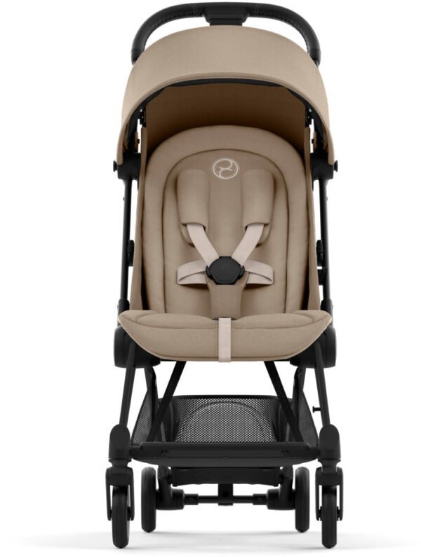 Cybex COYA Compact Stroller + Cloud G Lux SensorSafe Travel System Bundle - Matte Black / Cozy Beige / Moon Black - Image 4