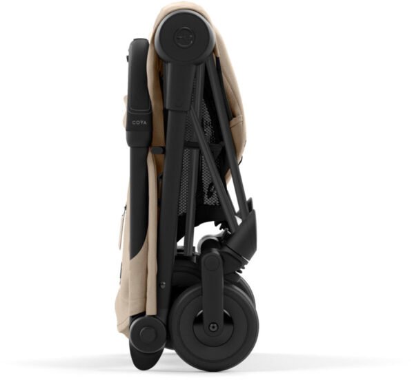 Cybex COYA Compact Stroller + Cloud G Lux SensorSafe Travel System Bundle - Matte Black / Cozy Beige / Moon Black - Image 7