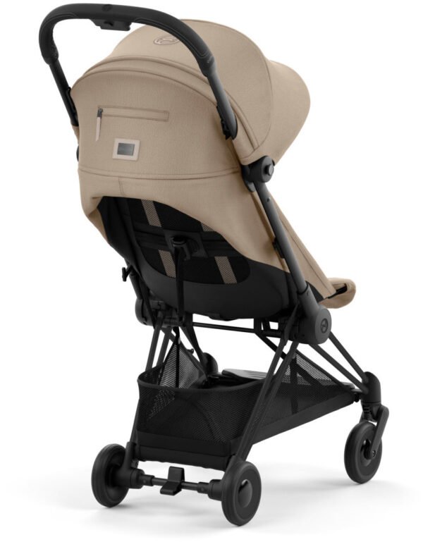 Cybex COYA Compact Stroller + Cloud G Lux SensorSafe Travel System Bundle - Matte Black / Cozy Beige / Moon Black - Image 6
