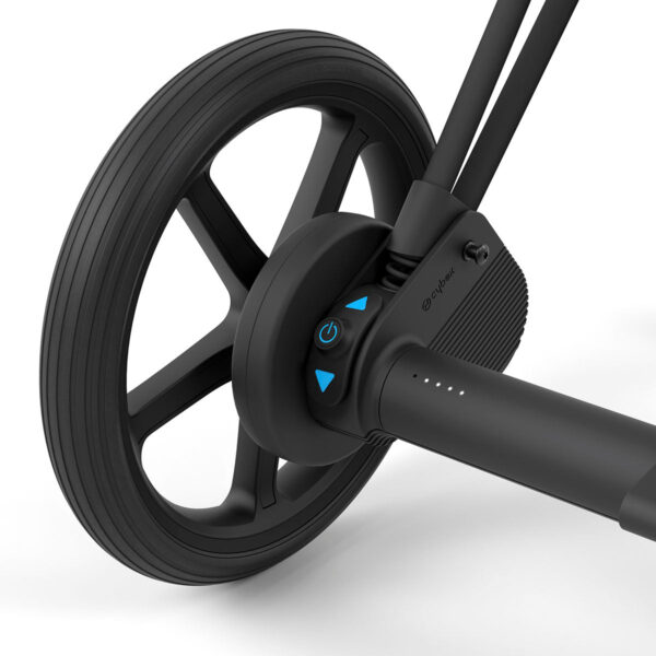 Cybex ePriam 2 Electronic Assist Stroller (One Box) - Matte Black / Black / Deep Black - Image 5