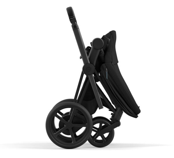 Cybex ePriam 2 Electronic Assist Stroller (One Box) - Matte Black / Black / Deep Black - Image 7