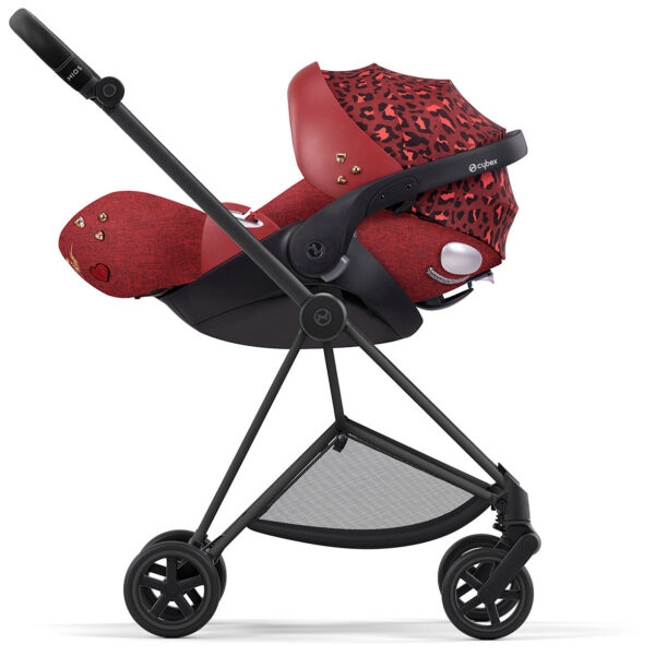 Cybex Mios 3 with Lux Bassinet + Cloud Q Travel System Bundle - Rockstar by Alec Voelkel - Image 2