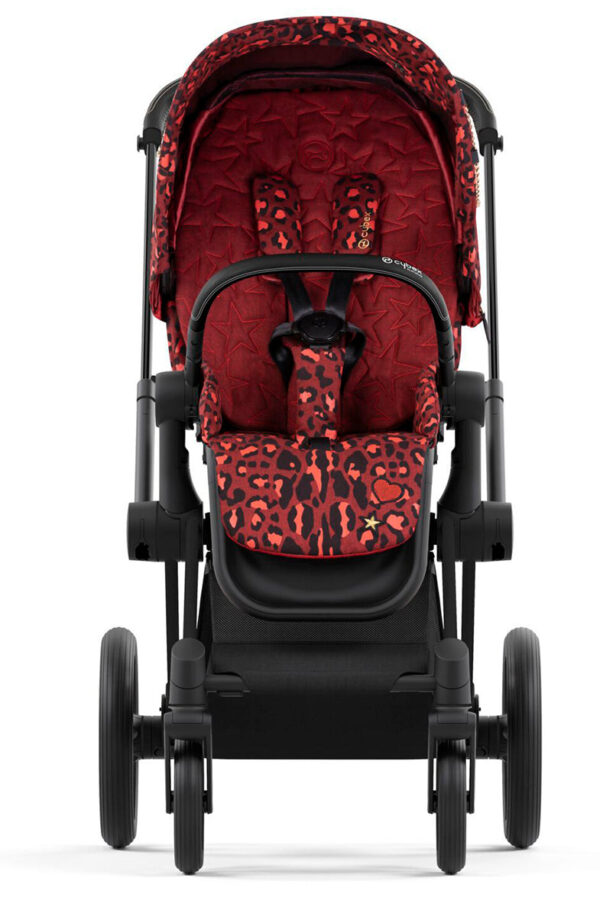 Cybex Priam 4 with Lux Bassinet + Cloud Q Travel System Bundle - Rockstar by Alec Voelkel - Image 4