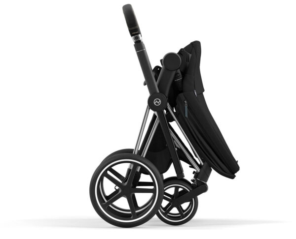 Cybex Priam 4 Stroller (One Box) - Chrome / Black / Deep Black - Image 7