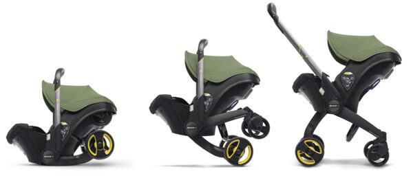 Doona+ Infant Car Seat & Stroller - Desert Green - Image 7