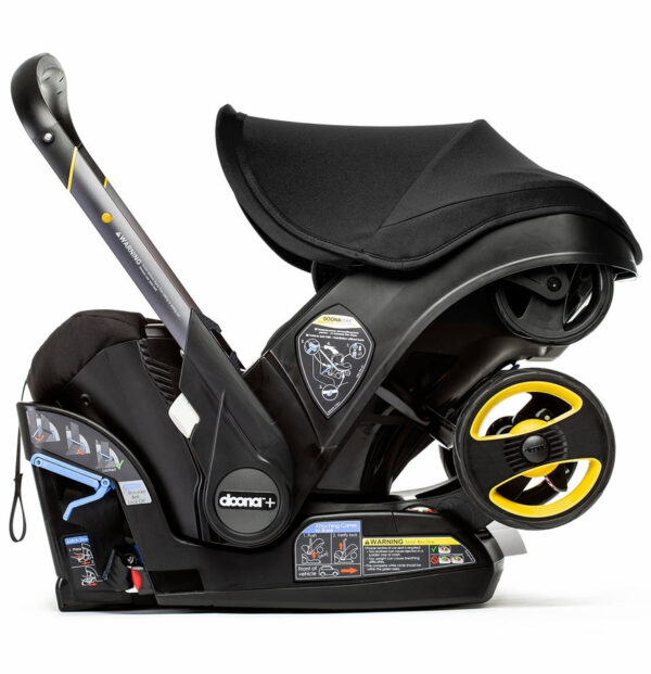 Doona+ Infant Car Seat & Stroller + SensAlert Pad Bundle - Nitro Black - Image 3