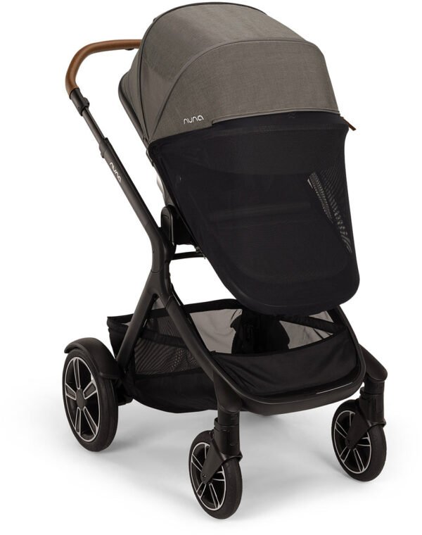 Nuna DEMI Next Double Stroller with Rider Board Bundle - Granite - Image 7