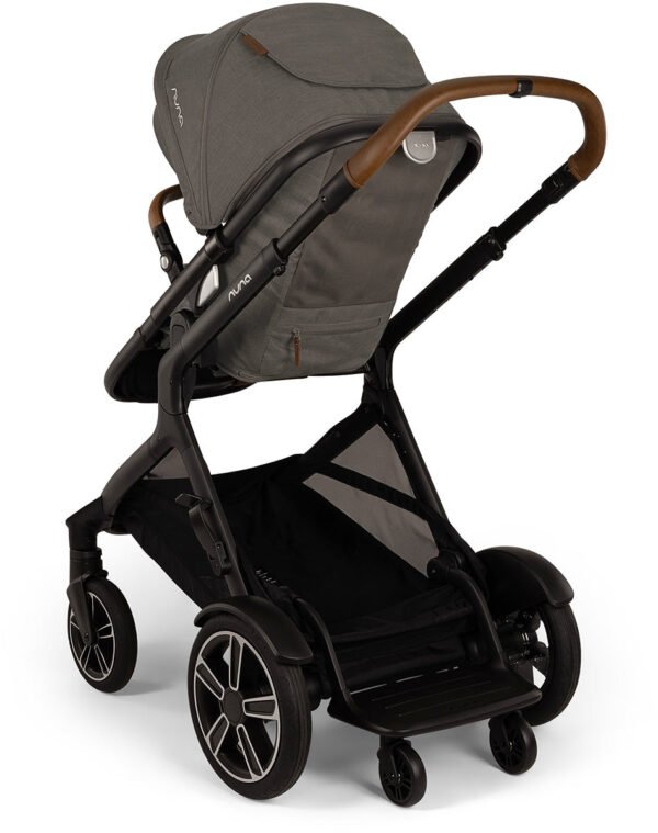 Nuna DEMI Next Double Stroller with Rider Board Bundle - Granite - Image 6
