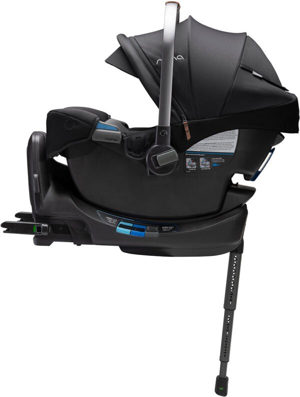 Nuna DEMI Next Double Stroller with Rider Board + PIPA RX Travel System Bundle - Caviar - Image 5