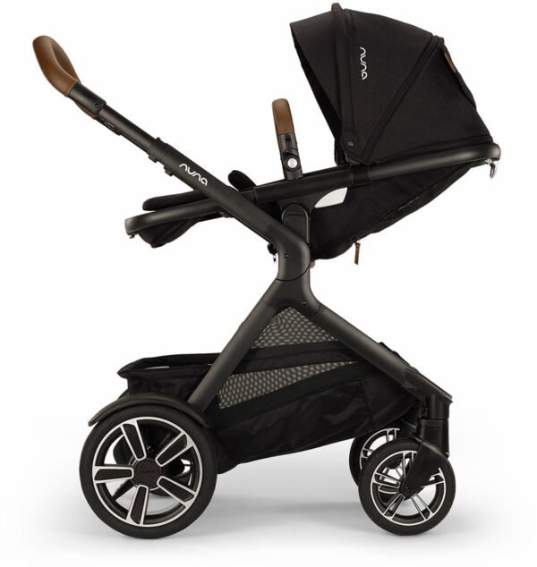 Nuna DEMI Next Stroller with Rider Board + PIPA Aire RX Travel System Bundle - Caviar - Image 3